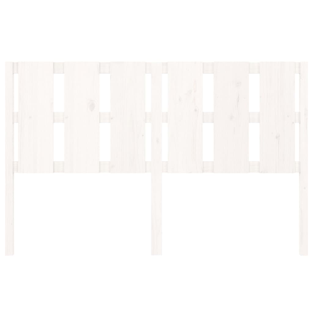 Tête de lit blanc 155,5x4x100 cm bois massif de pin - XIOS