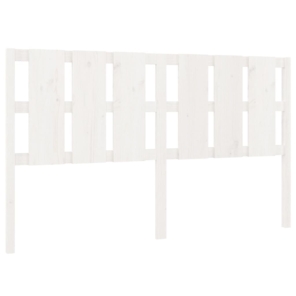 Tête de lit blanc 165,5x4x100 cm bois massif de pin - XIOS