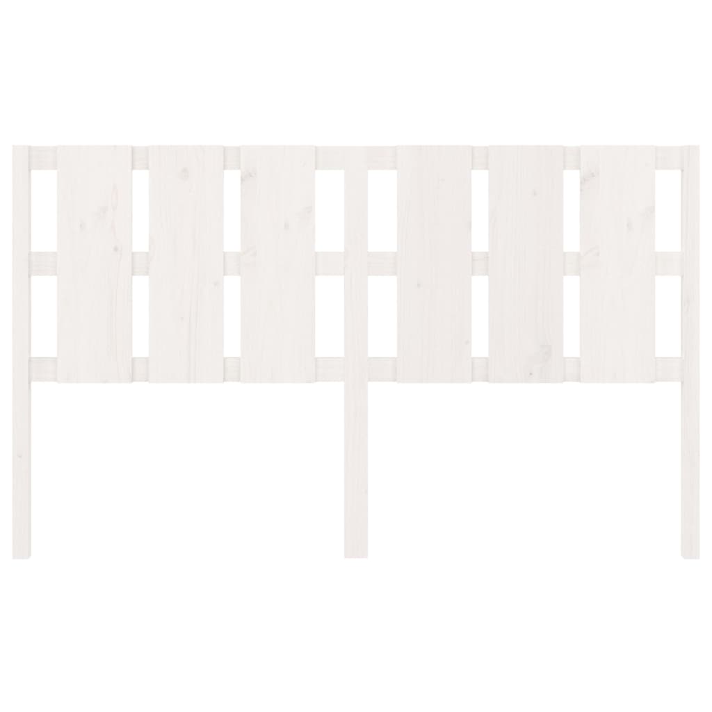 Tête de lit blanc 185,5x4x100 cm bois massif de pin - XIOS