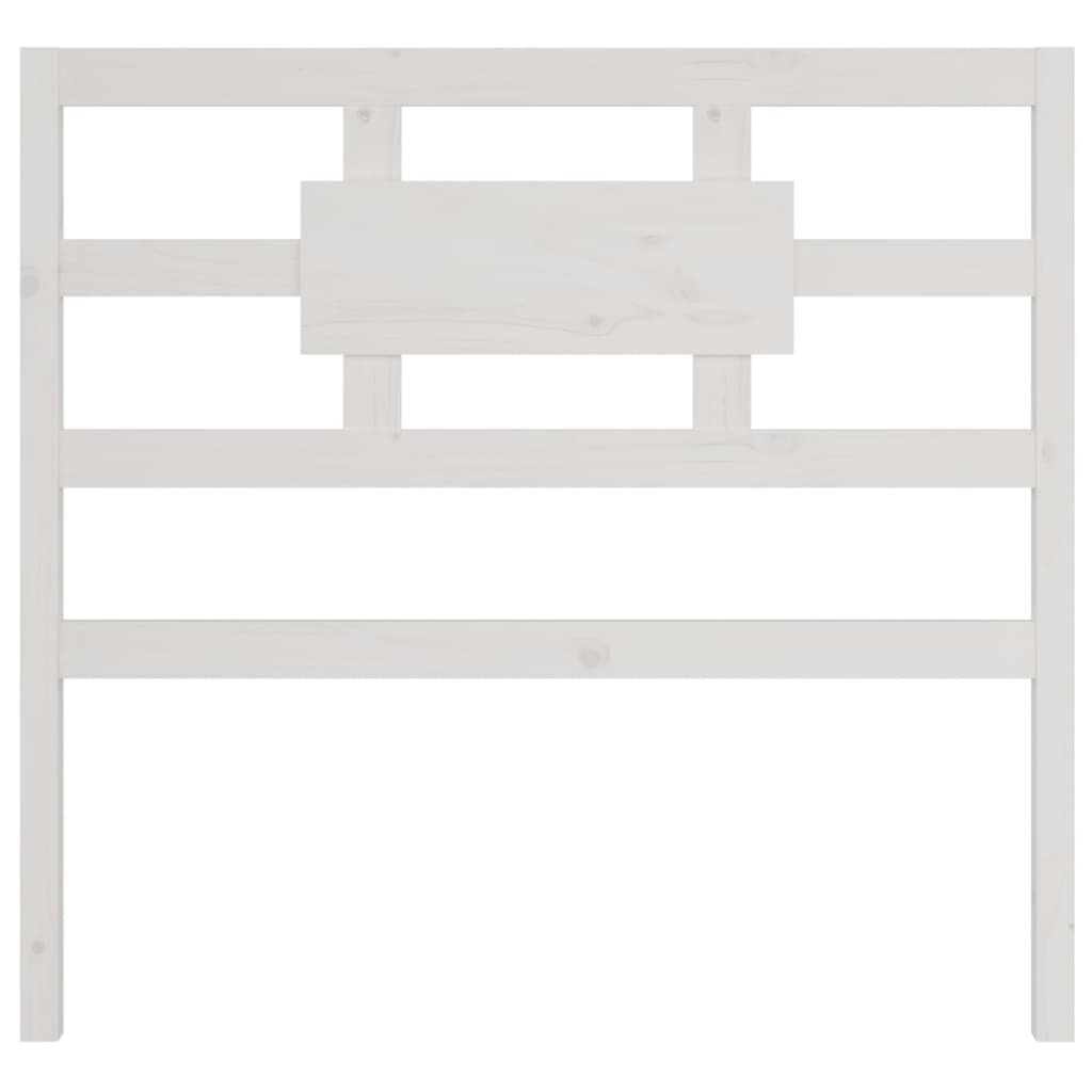 Tête de lit Blanc 95,5x4x100 cm Bois massif de pin - XIOS