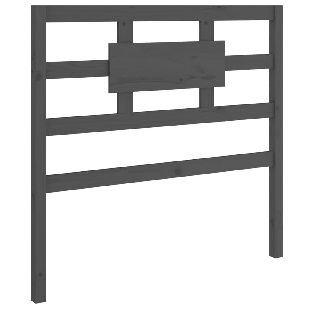 Tête de lit Gris 95,5x4x100 cm Bois massif de pin - XIOS