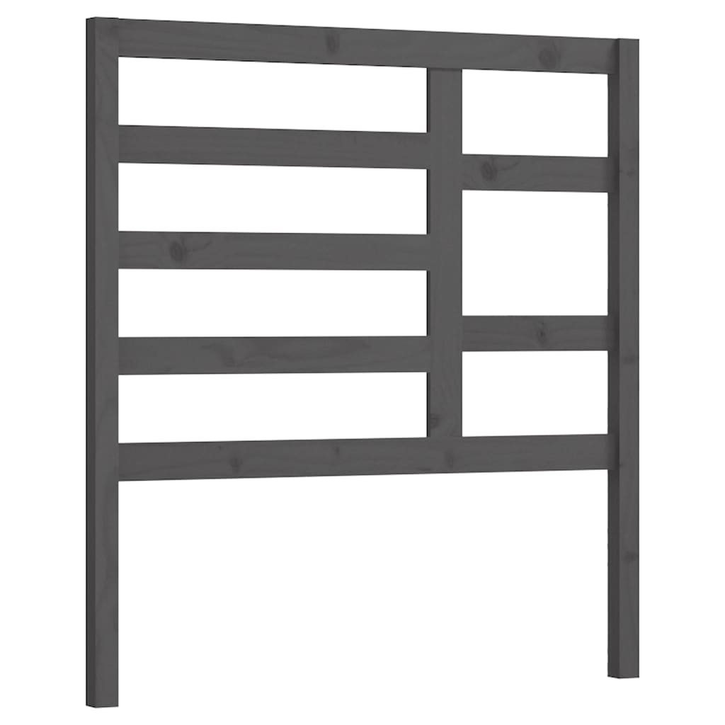 Tête de lit Gris 81x4x104 cm Bois massif de pin - XIOS