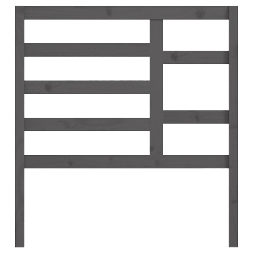 Tête de lit Gris 81x4x104 cm Bois massif de pin - XIOS