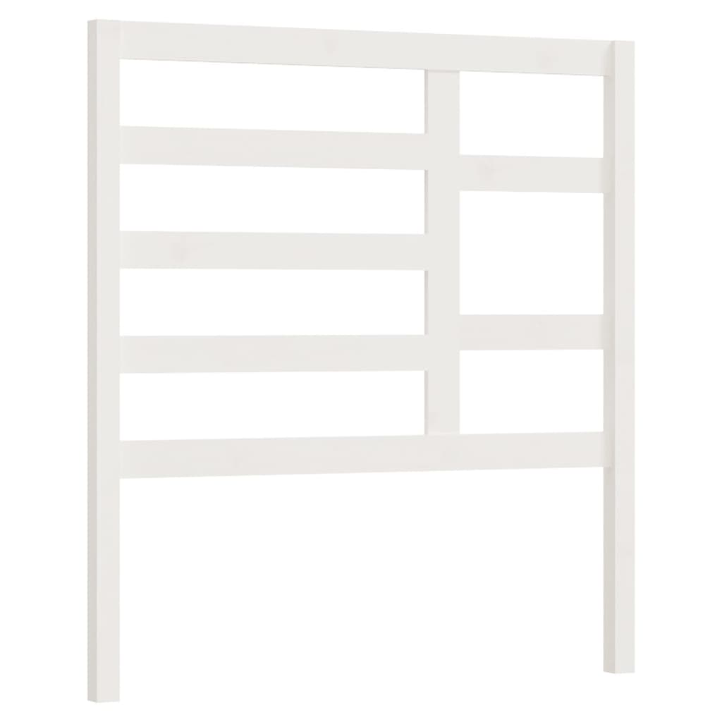 Tête de lit Blanc 106x4x104 cm Bois massif de pin - XIOS