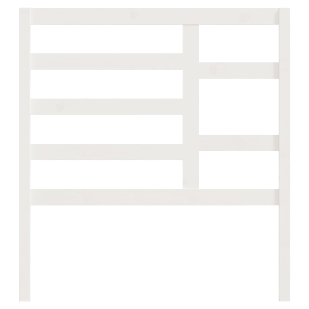 Tête de lit Blanc 106x4x104 cm Bois massif de pin - XIOS