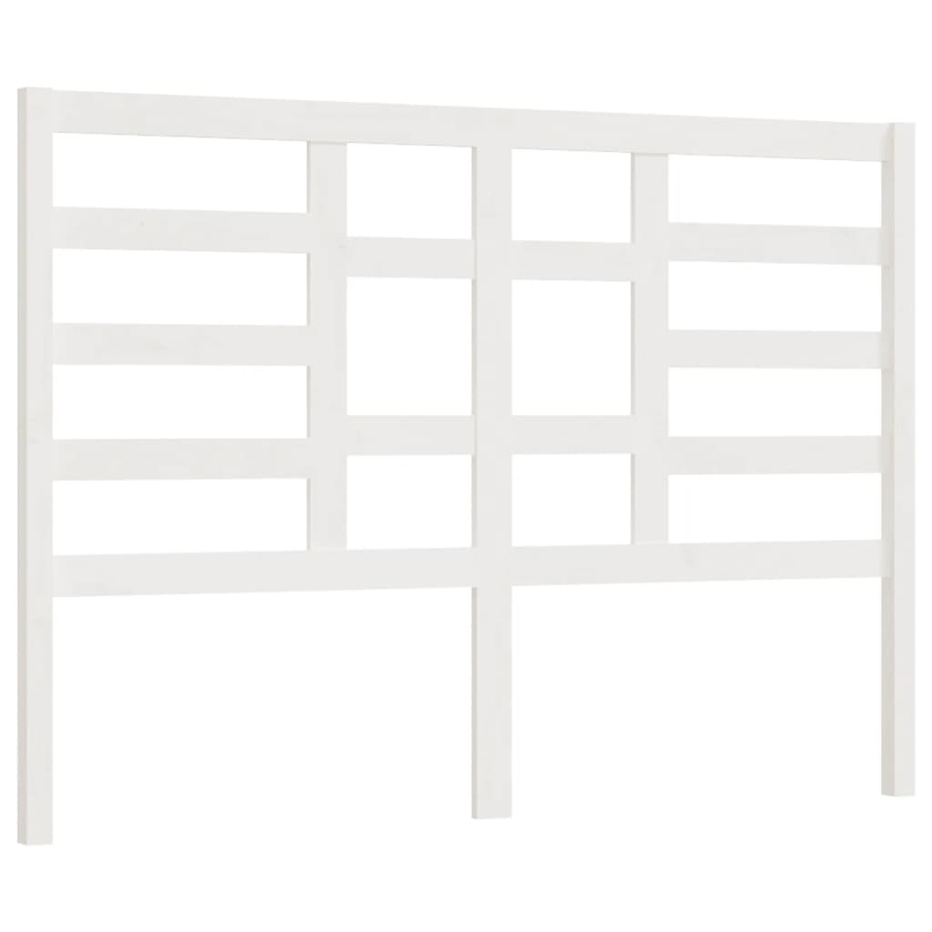 Tête de lit Blanc 126x4x104 cm Bois massif de pin - XIOS
