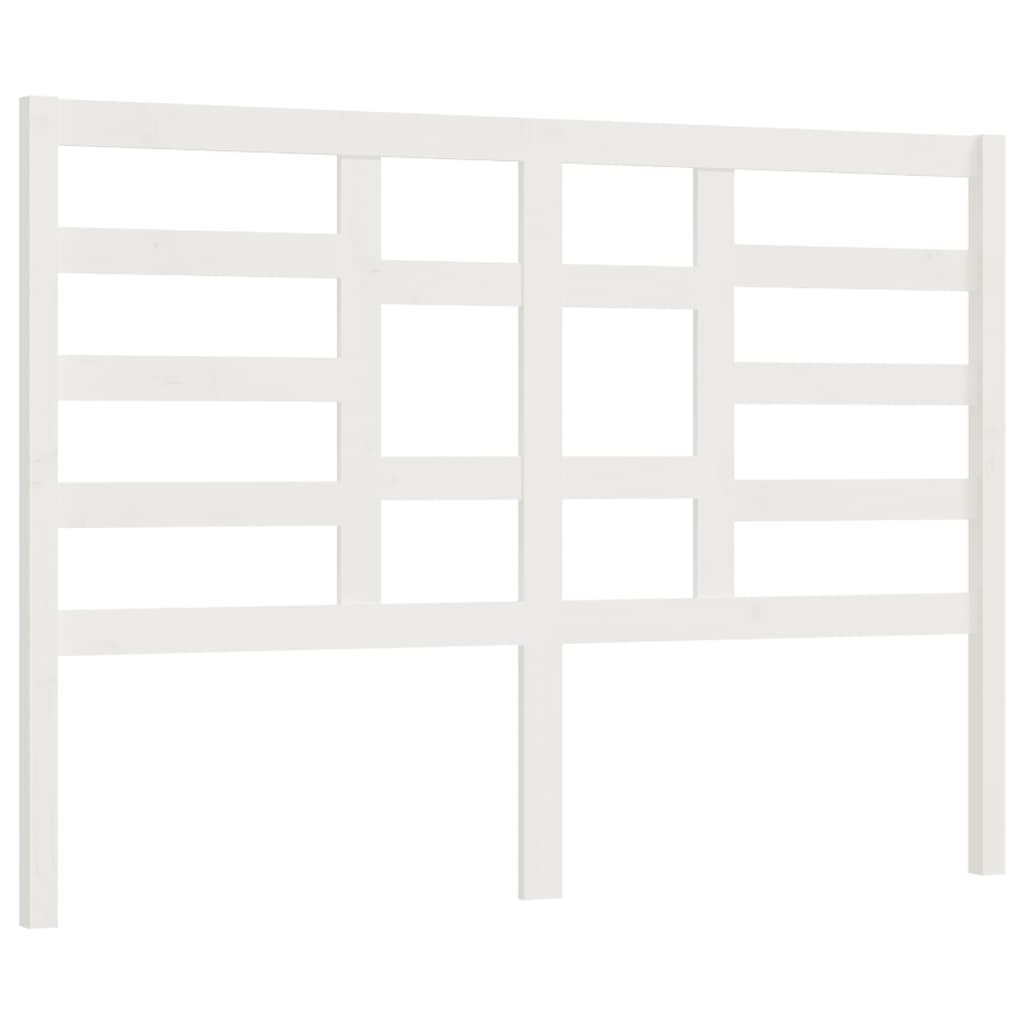 Tête de lit Blanc 146x4x104 cm Bois massif de pin - XIOS