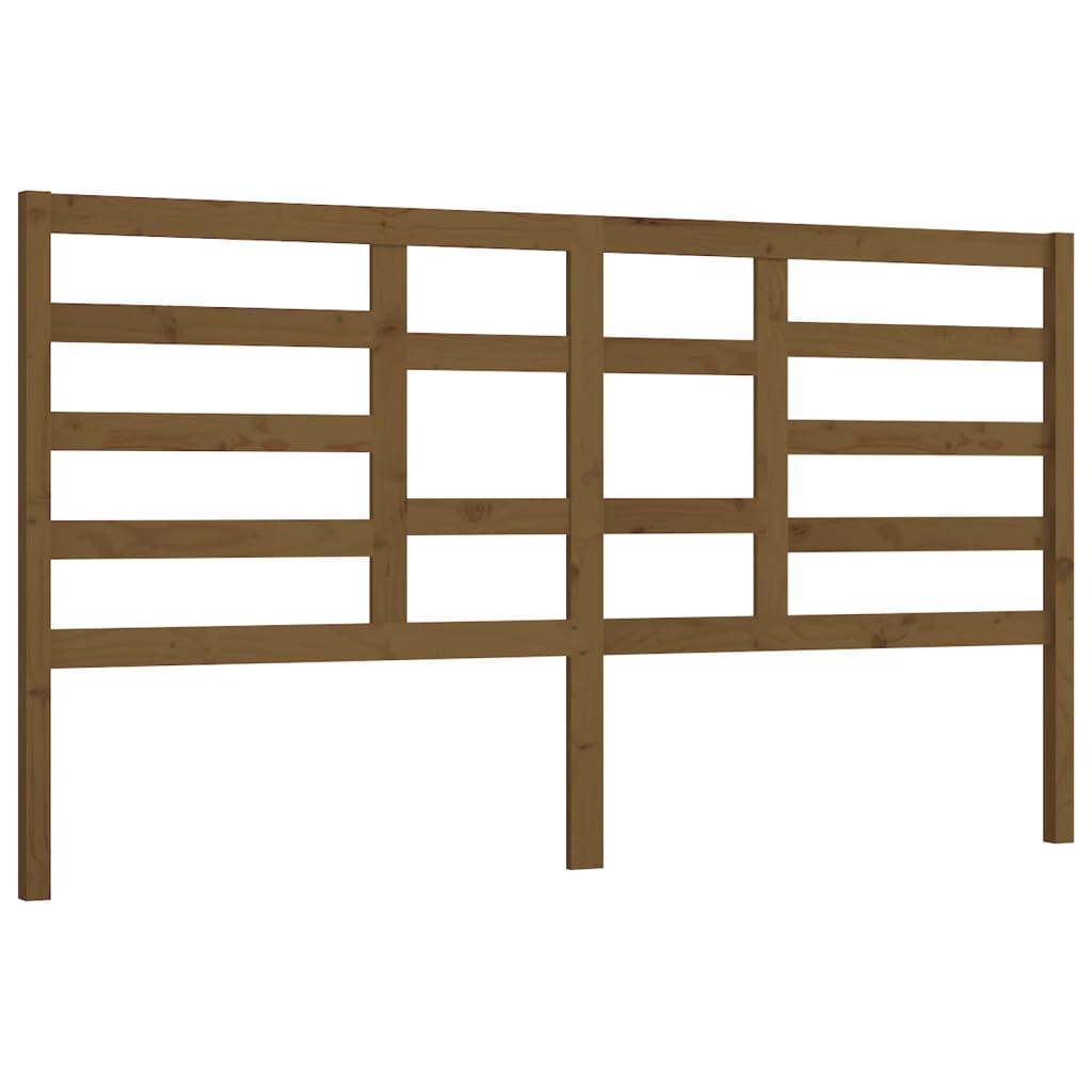 Tête de lit Marron miel 186x4x104 cm Bois massif de pin - XIOS