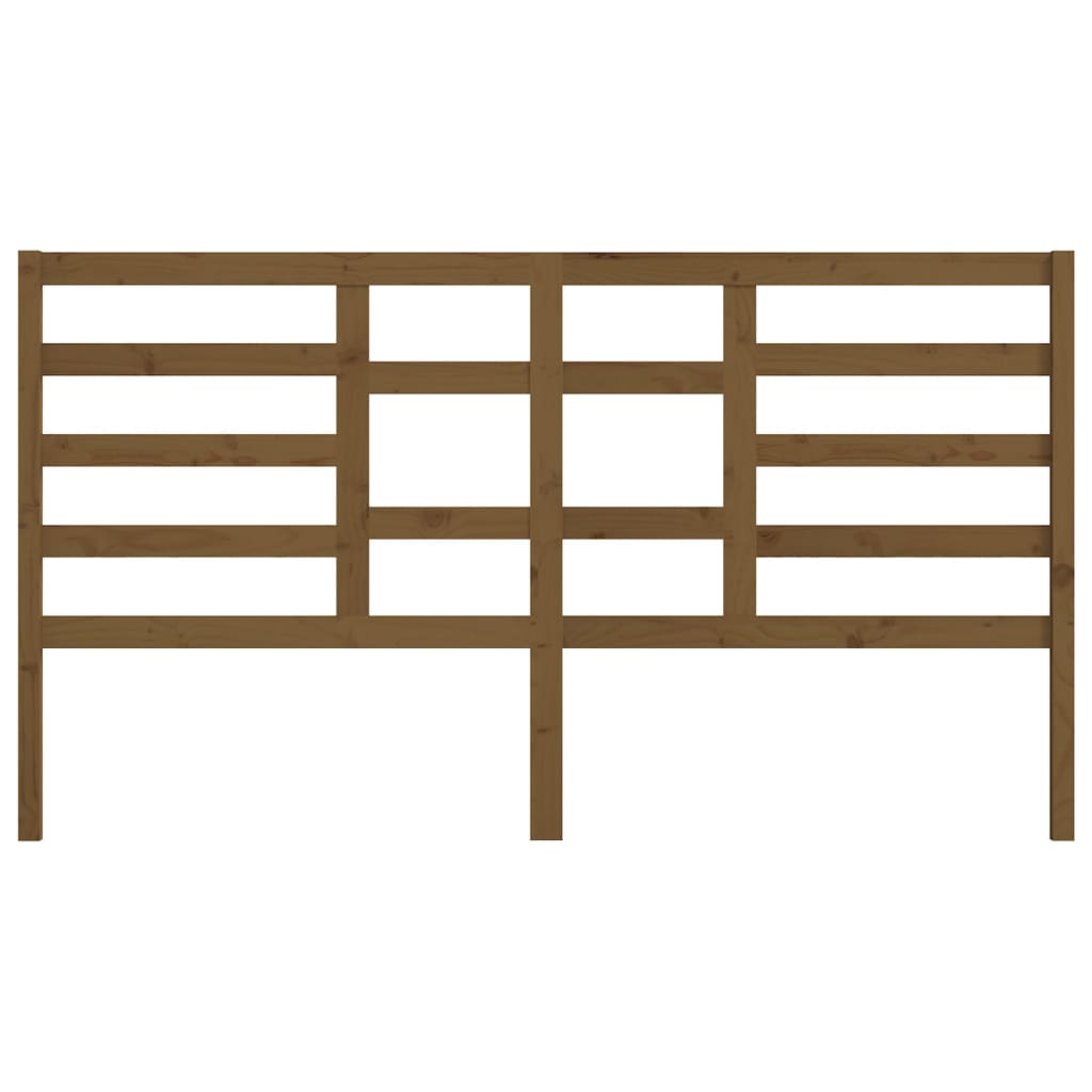 Tête de lit Marron miel 186x4x104 cm Bois massif de pin - XIOS