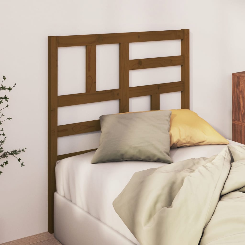 Tête de lit Marron miel 81x4x104 cm Bois massif de pin - XIOS