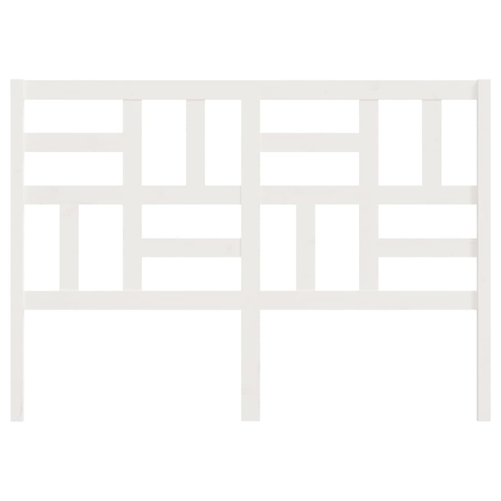 Tête de lit Blanc 156x4x104 cm Bois massif de pin - XIOS
