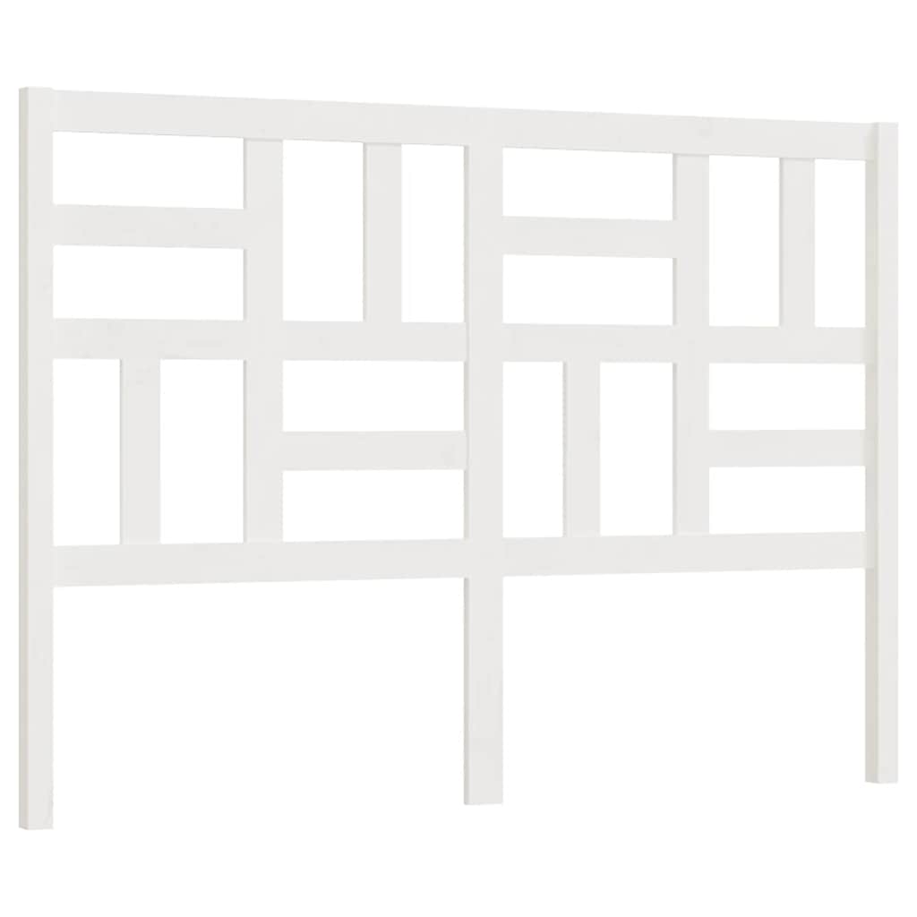 Tête de lit Blanc 166x4x104 cm Bois massif de pin - XIOS