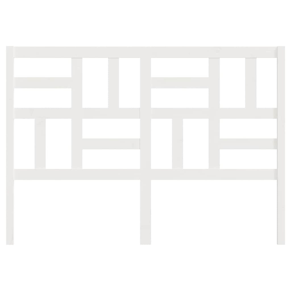 Tête de lit Blanc 166x4x104 cm Bois massif de pin - XIOS