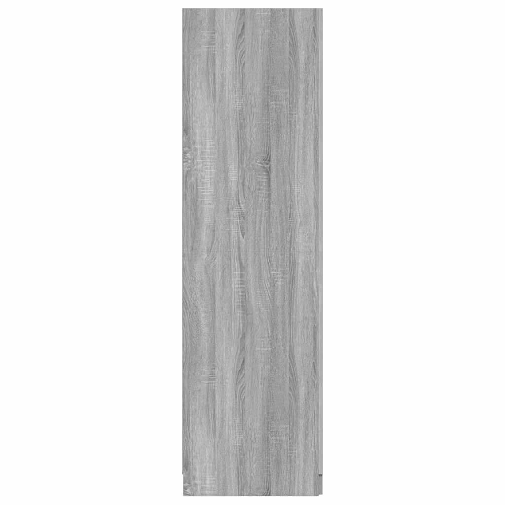 Garde-robe Sonoma gris 80x52x180 cm Bois d'ingénierie