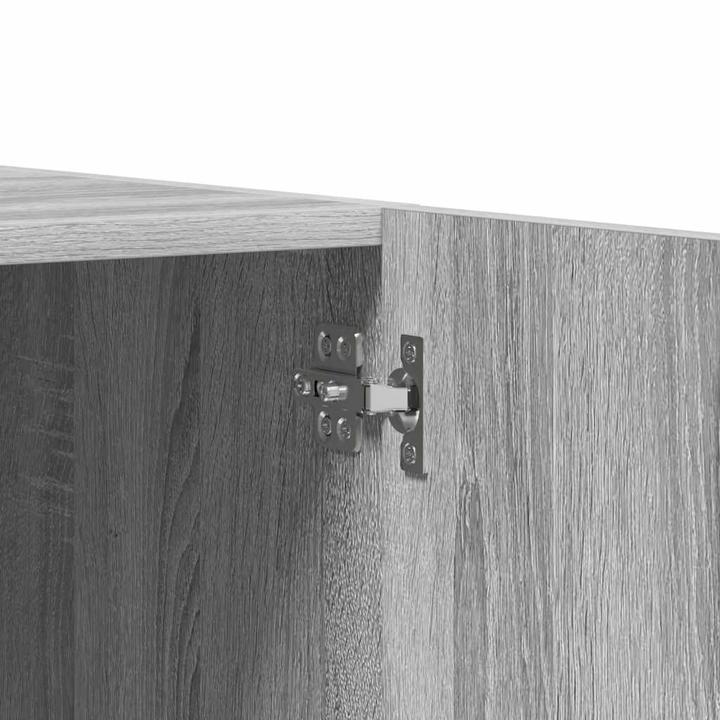 Garde-robe Sonoma gris 80x52x180 cm Bois d'ingénierie - XIOS