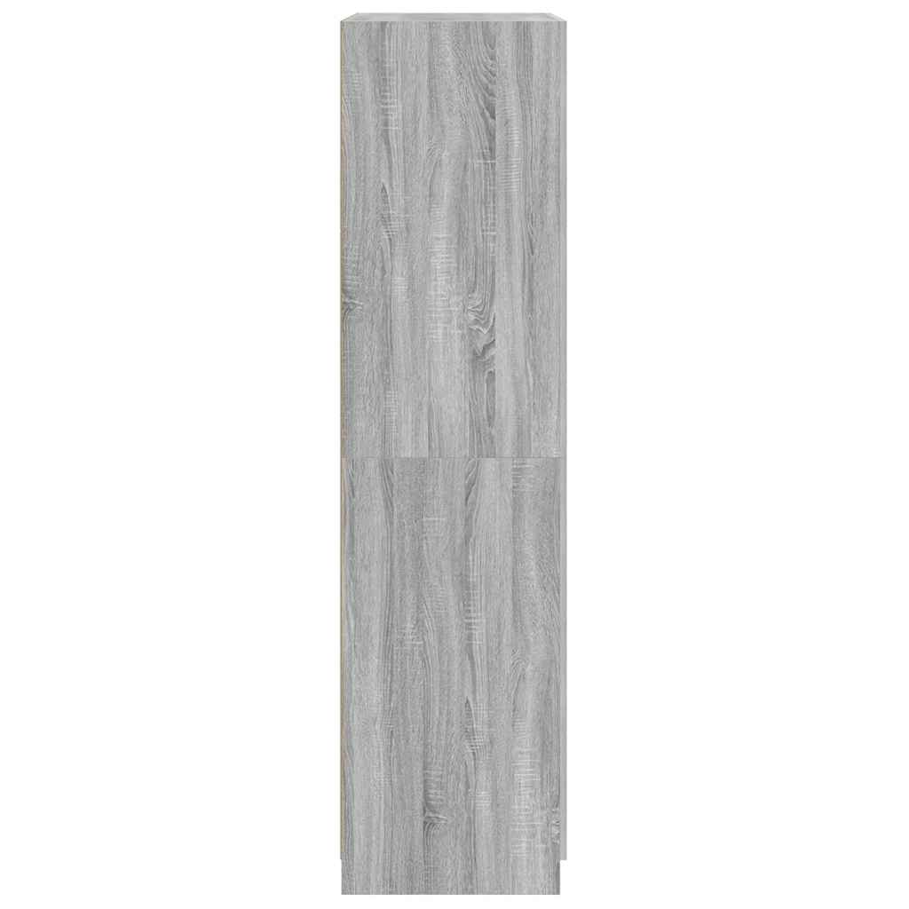 Garde-robe Sonoma gris 90x52x200 cm Bois d'ingénierie - XIOS