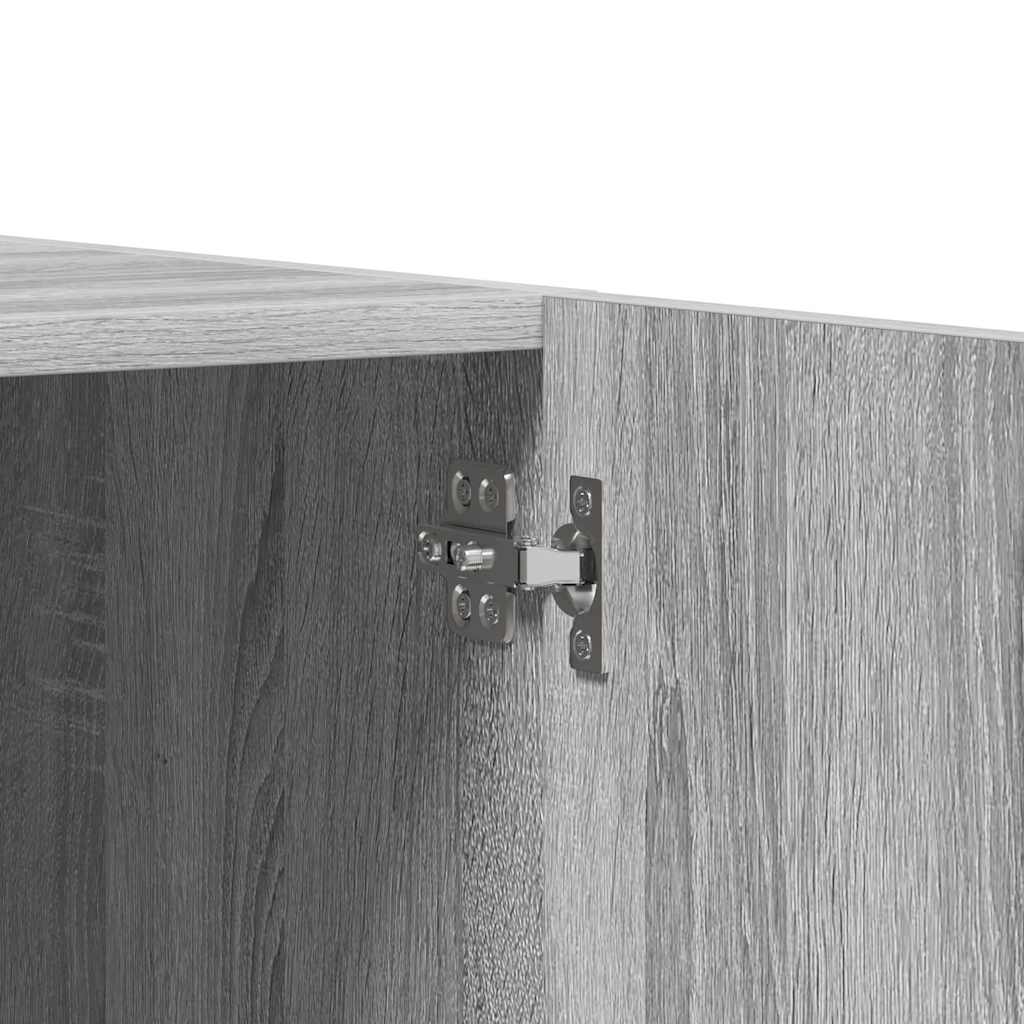 Garde-robe Sonoma gris 90x52x200 cm Bois d'ingénierie - XIOS