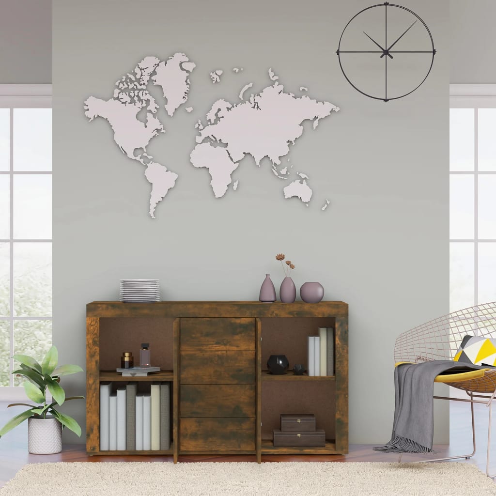 Buffet Chêne fumé 120x36x69 cm Bois d'ingénierie - XIOS