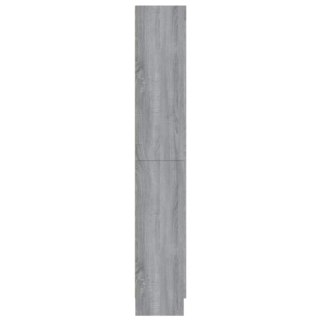 Armoire à vitrine Sonoma gris 82,5x30,5x185cm Bois ingénierie - XIOS
