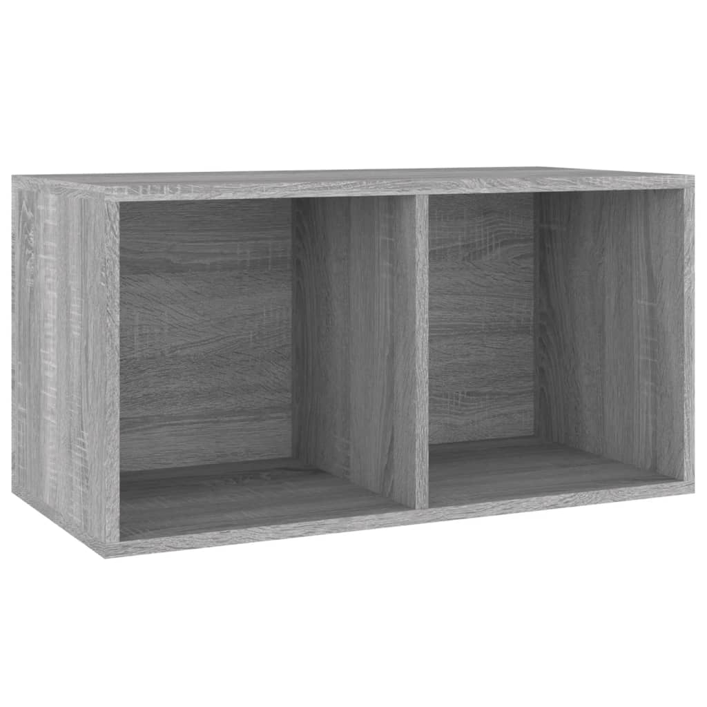 Boîte de rangement à disques vinyle Sonoma gris 71x34x36 cm - XIOS