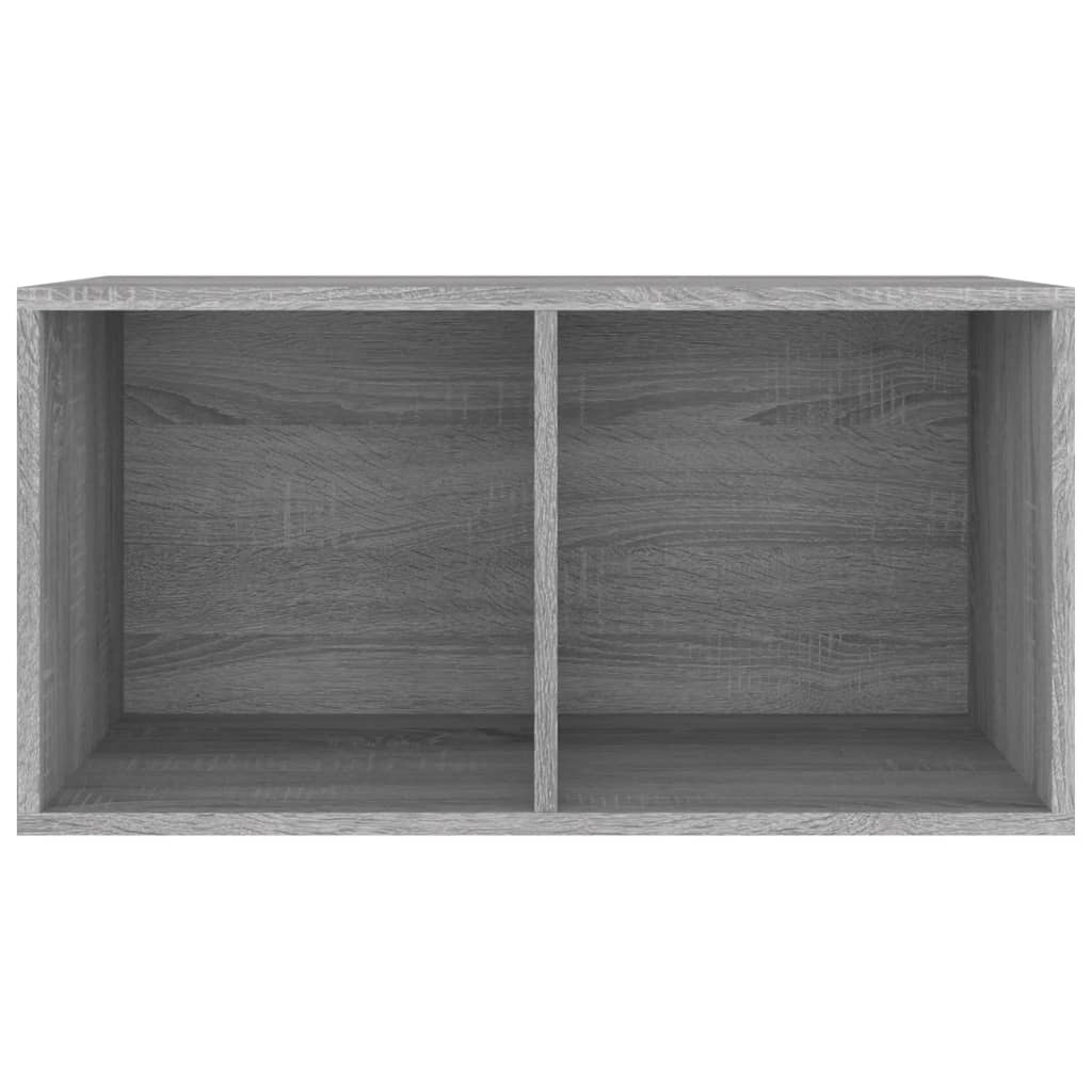 Boîte de rangement à disques vinyle Sonoma gris 71x34x36 cm - XIOS
