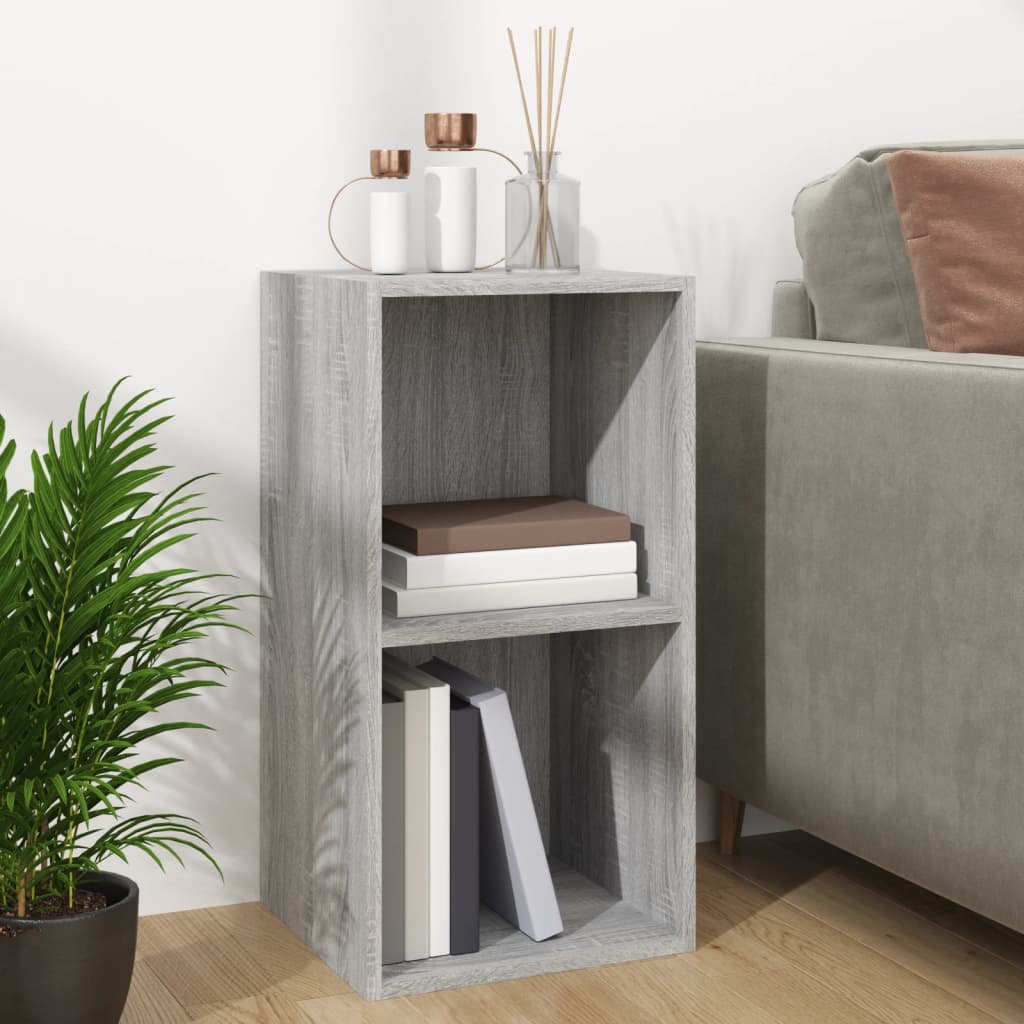 Boîte de rangement à disques vinyle Sonoma gris 71x34x36 cm - XIOS