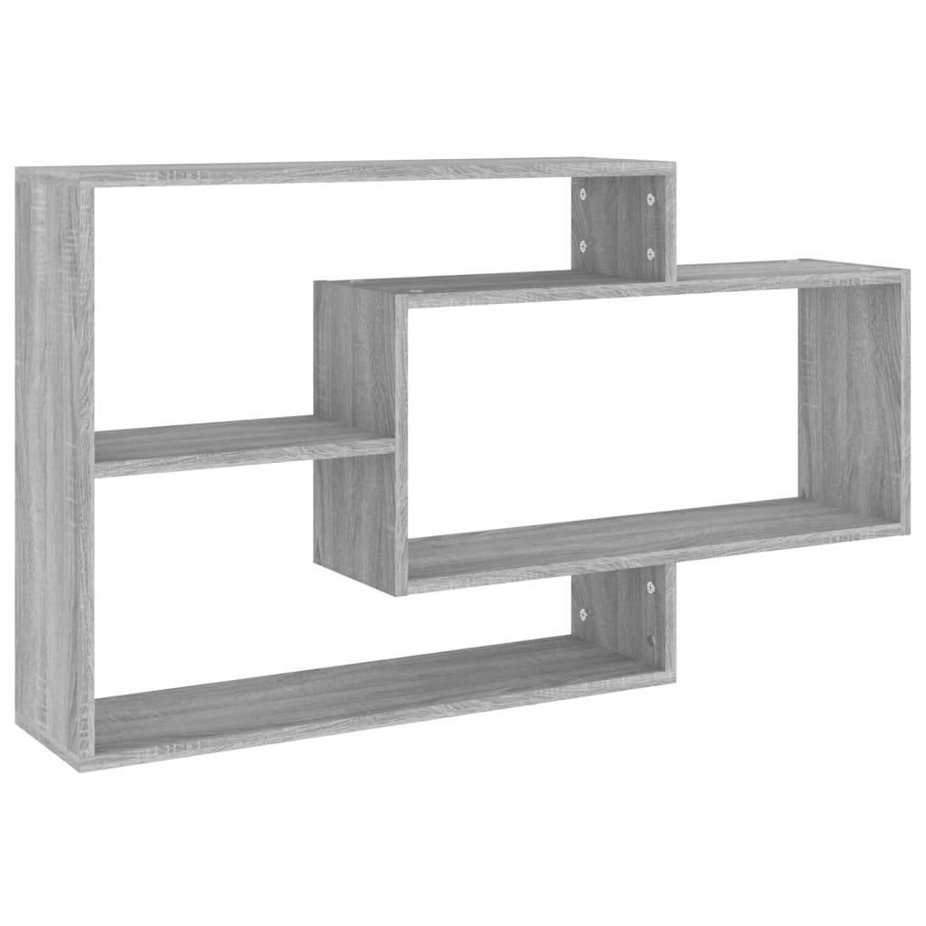 Étagère murale Sonoma gris 104x20x58,5 cm Bois d'ingénierie - XIOS