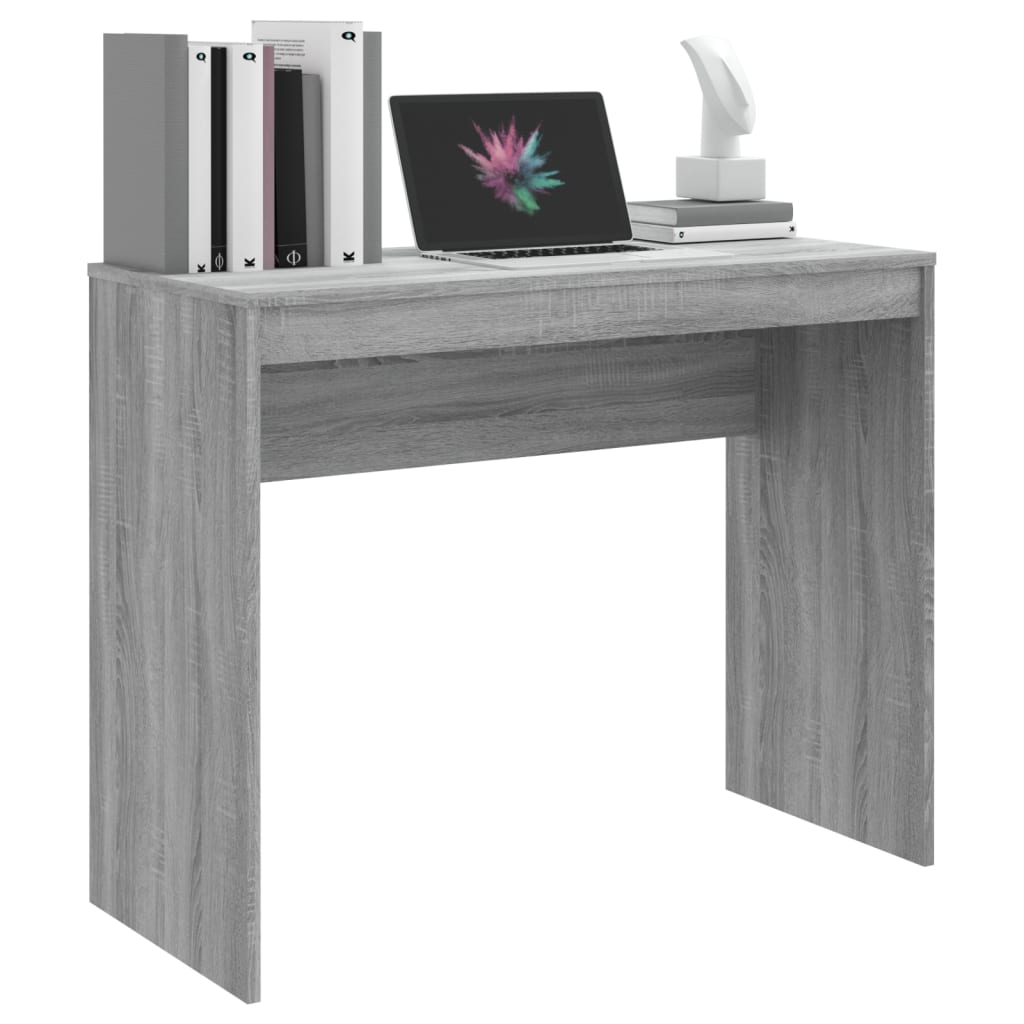 Bureau Sonoma gris 90x40x72 cm Bois d'ingénierie - XIOS