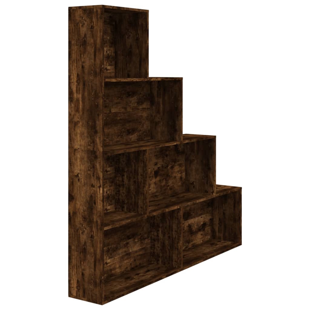 Armoire à livres Chêne fumé 155x24x160 cm - XIOS
