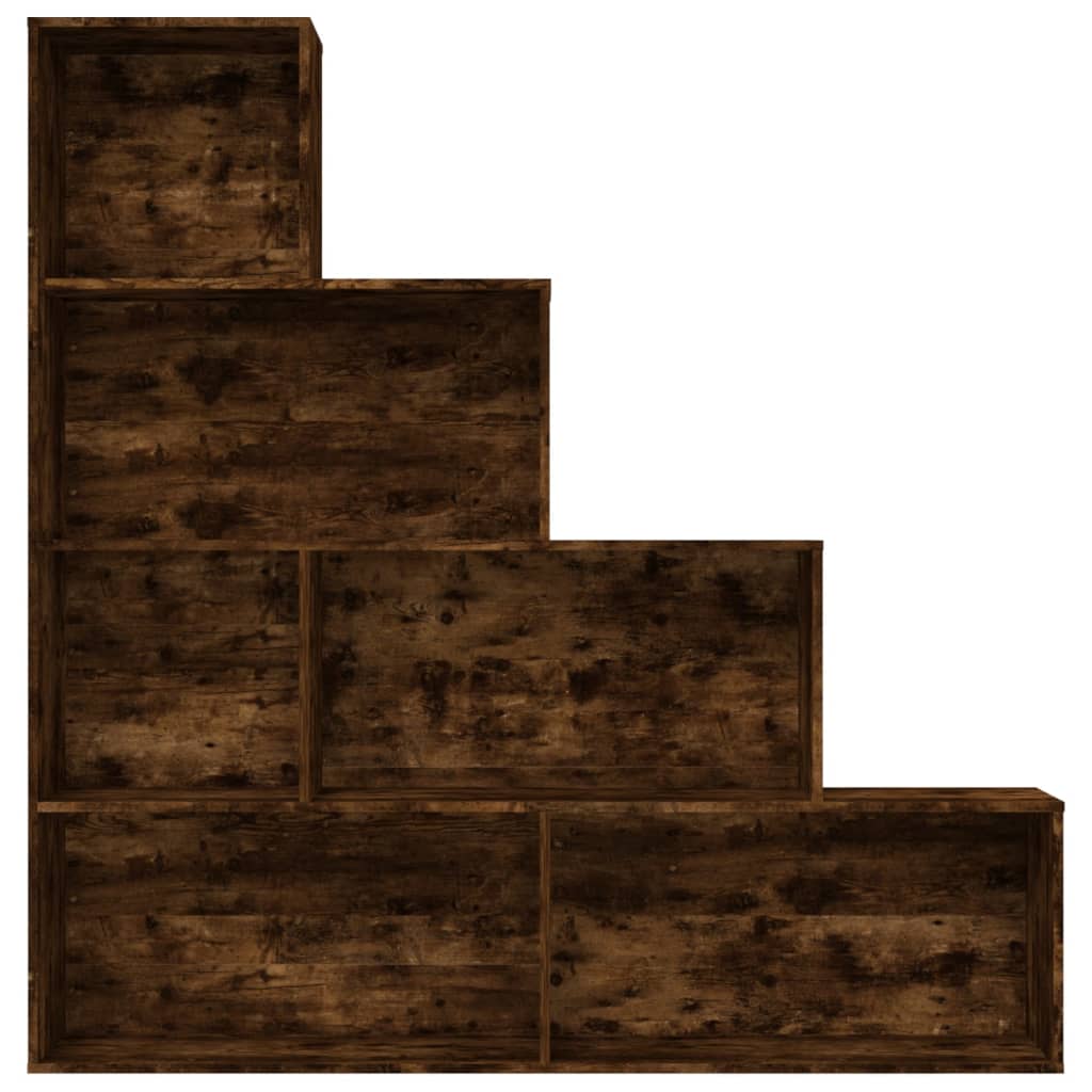 Armoire à livres Chêne fumé 155x24x160 cm - XIOS