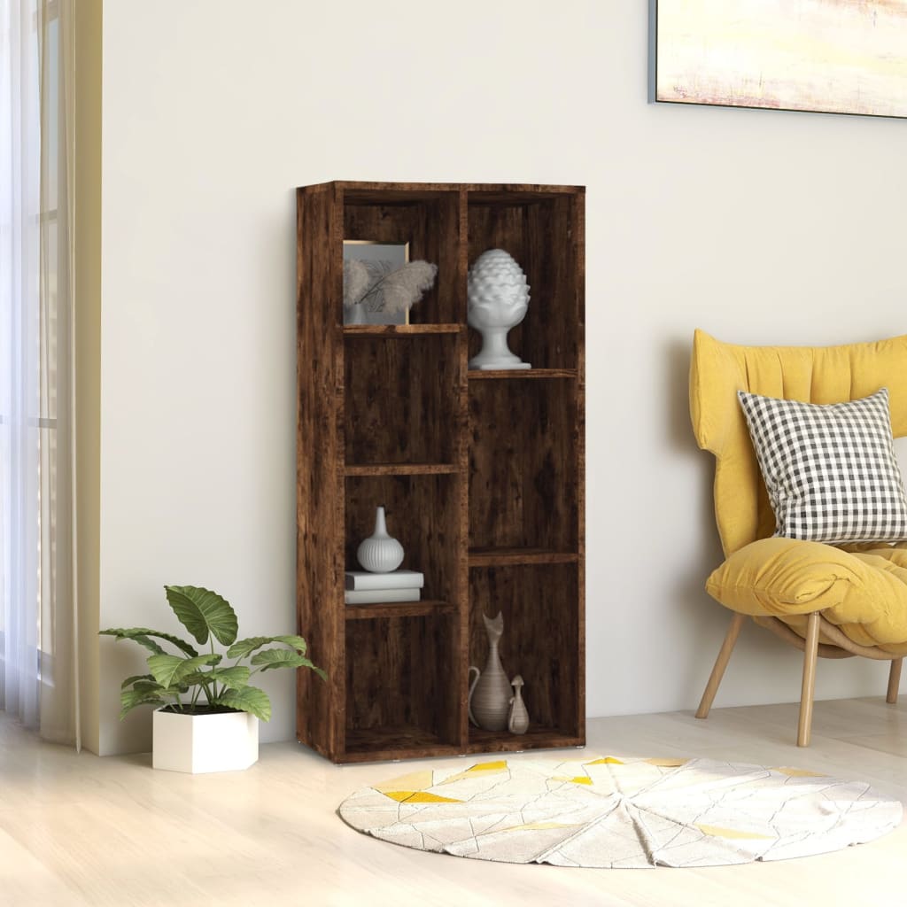 Armoire à livres Chêne fumé 50x25x106 cm - XIOS