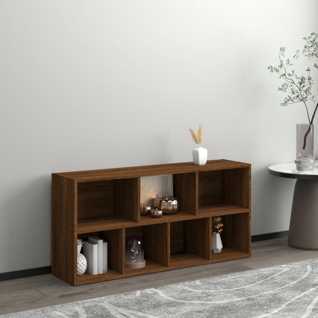 Armoire à livres Chêne marron 50x25x106 cm - XIOS