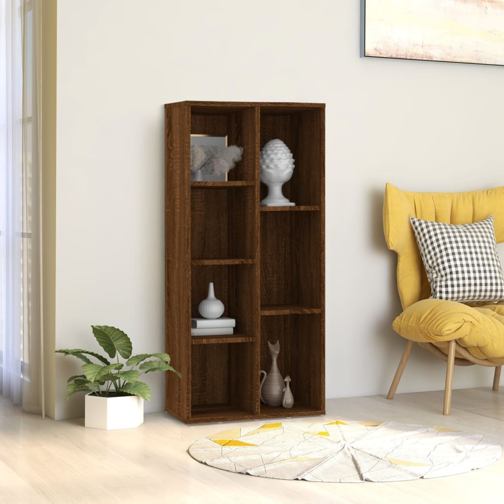 Armoire à livres Chêne marron 50x25x106 cm - XIOS