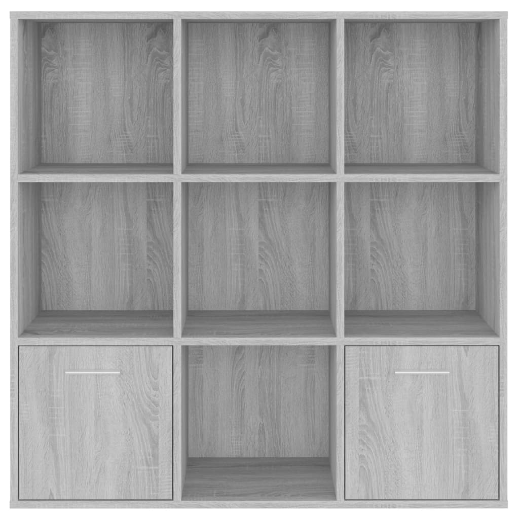 Armoire à livres Sonoma gris 98x30x98 cm - XIOS