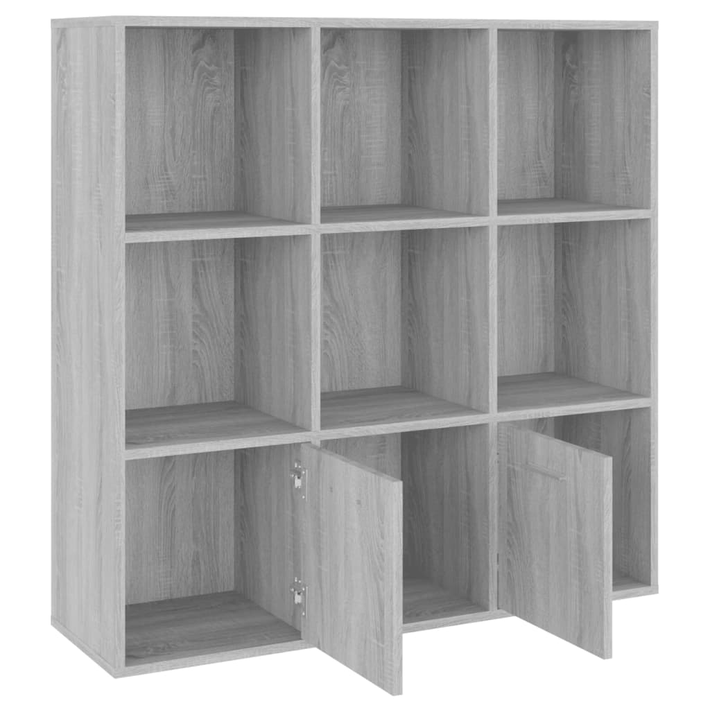 Armoire à livres Sonoma gris 98x30x98 cm - XIOS