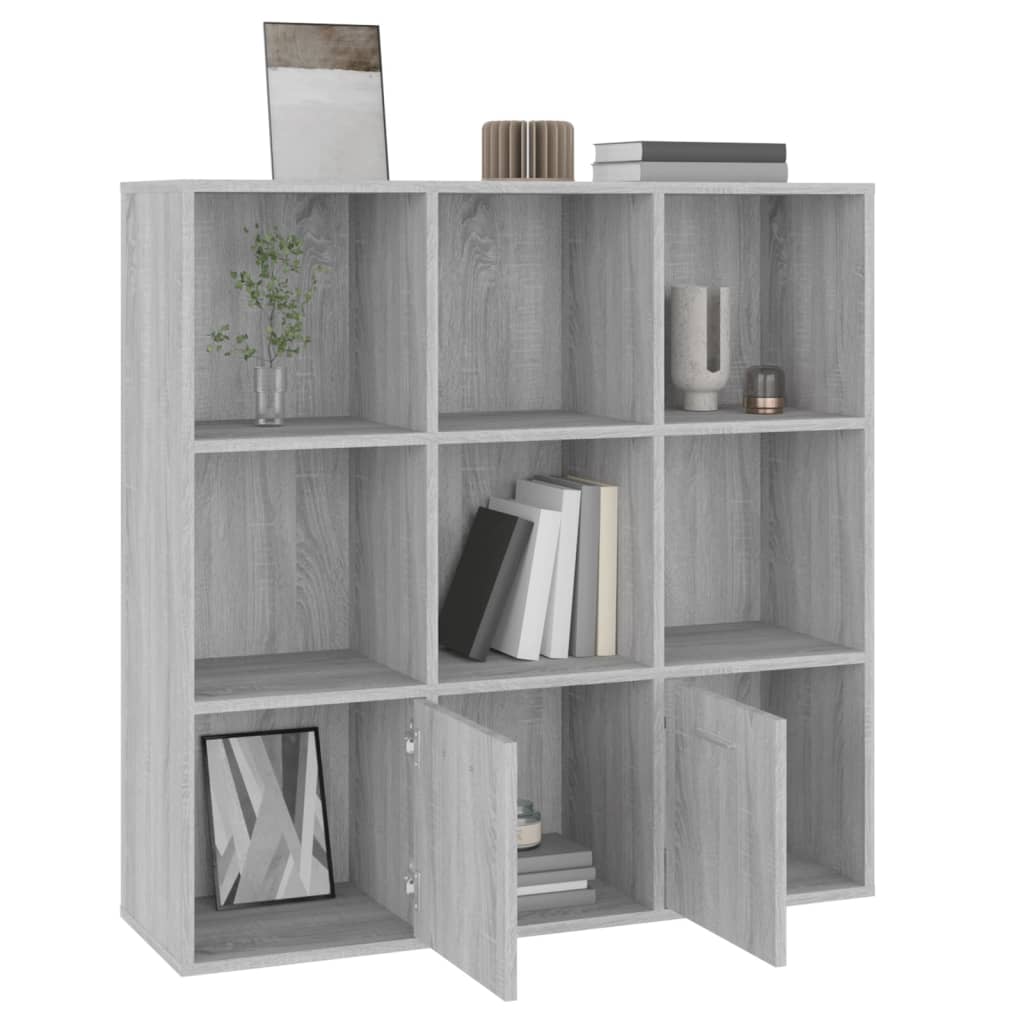 Armoire à livres Sonoma gris 98x30x98 cm - XIOS