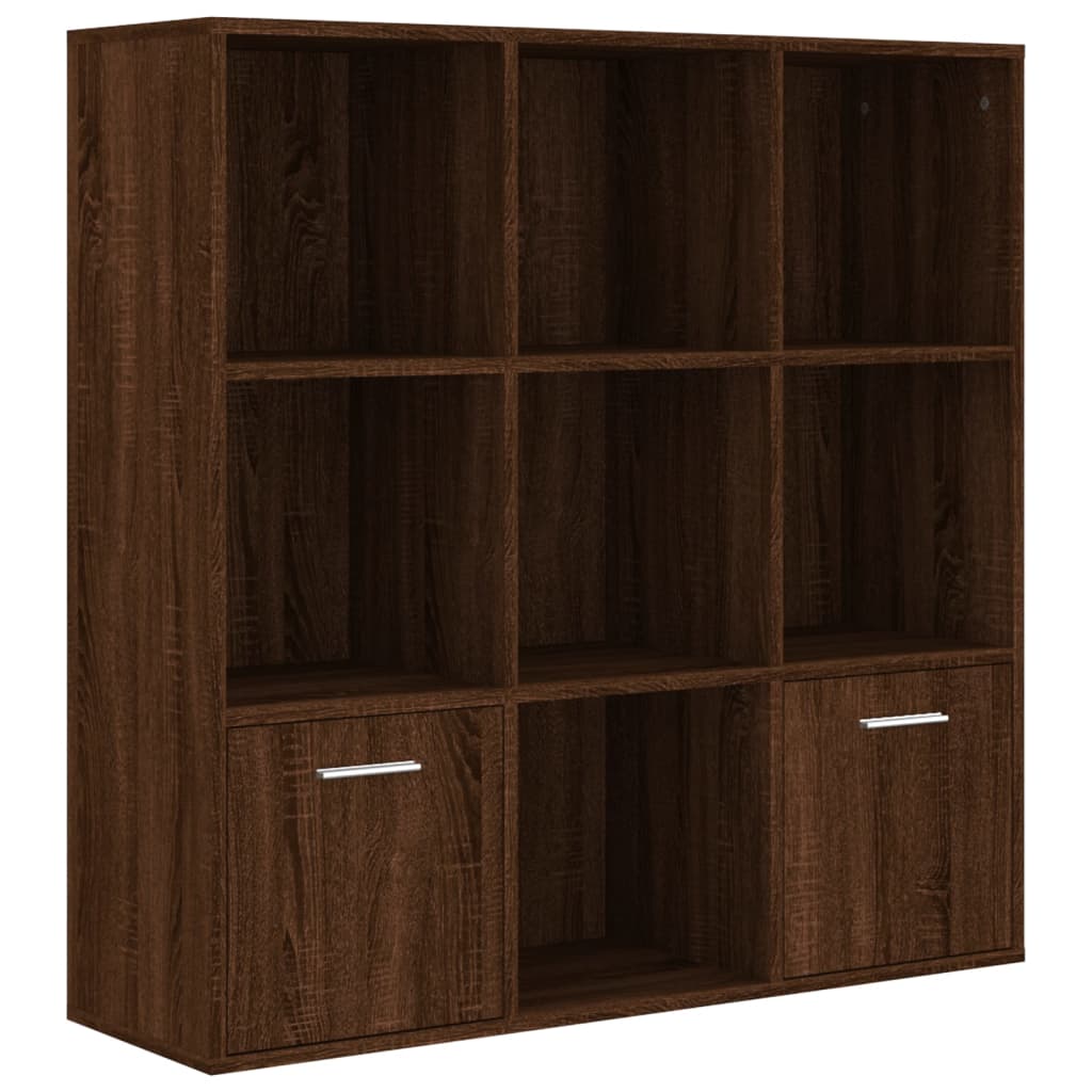 Armoire à livres Chêne marron 98x30x98 cm - XIOS
