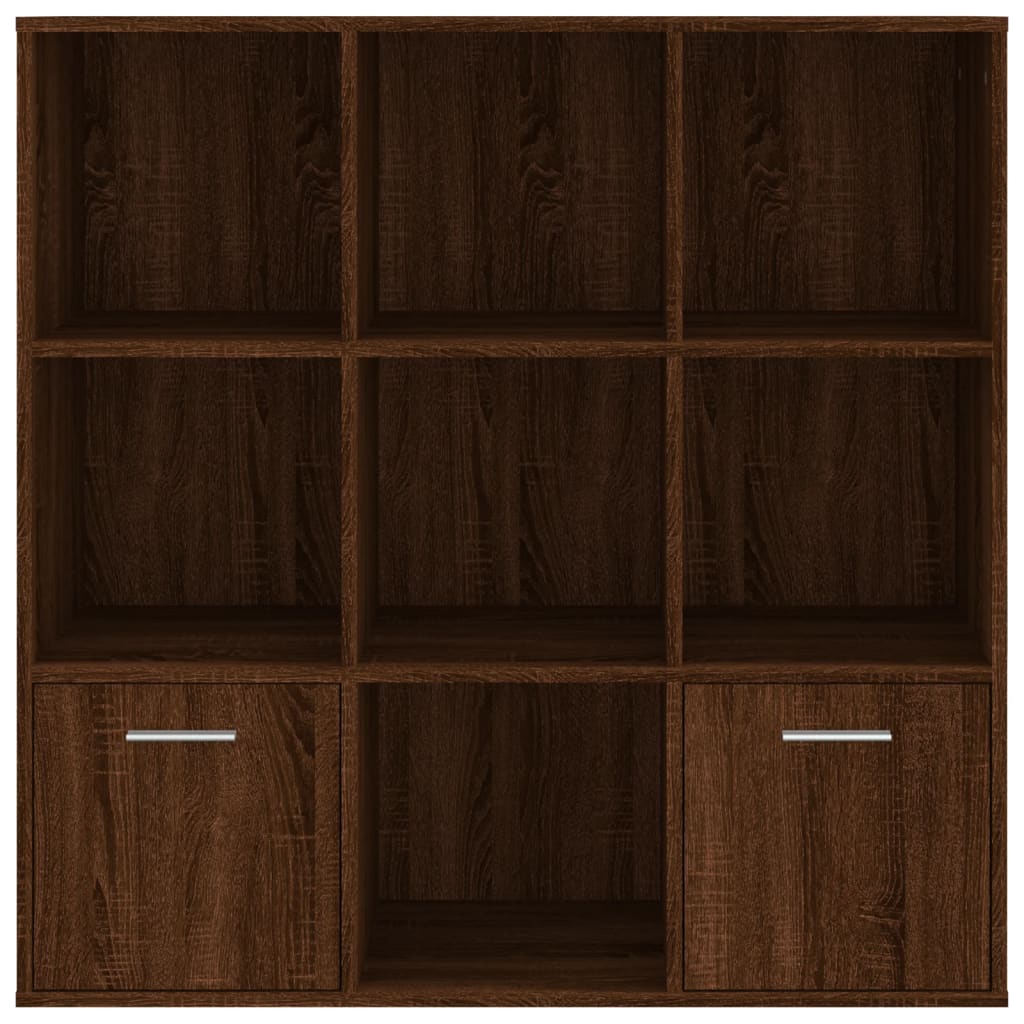 Armoire à livres Chêne marron 98x30x98 cm - XIOS
