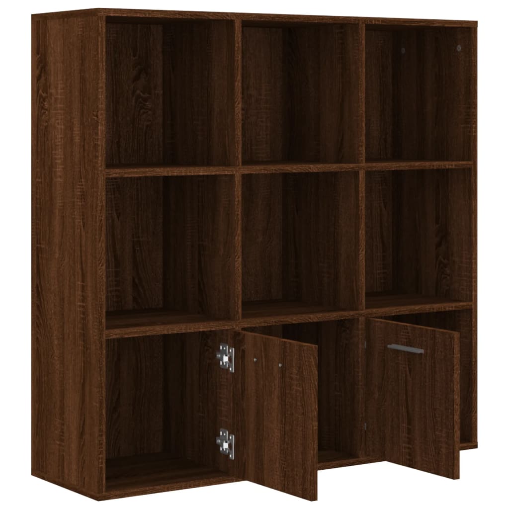 Armoire à livres Chêne marron 98x30x98 cm - XIOS