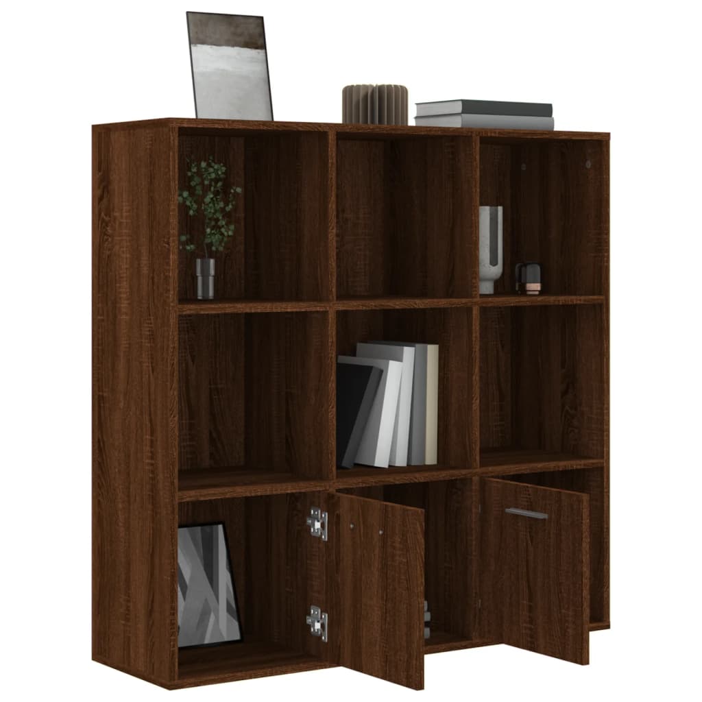 Armoire à livres Chêne marron 98x30x98 cm - XIOS