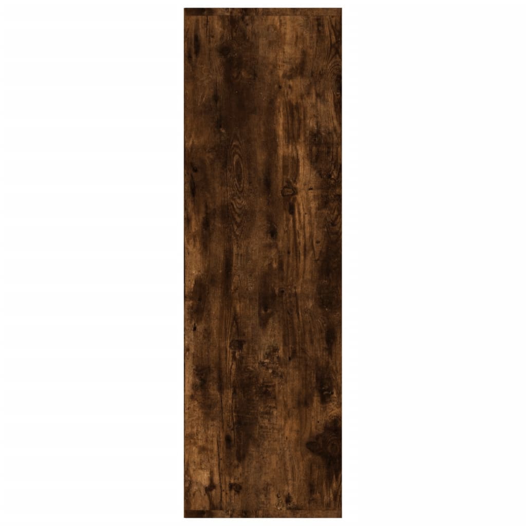 Armoire à livres chêne fumé 98x29x97,5 cm - XIOS