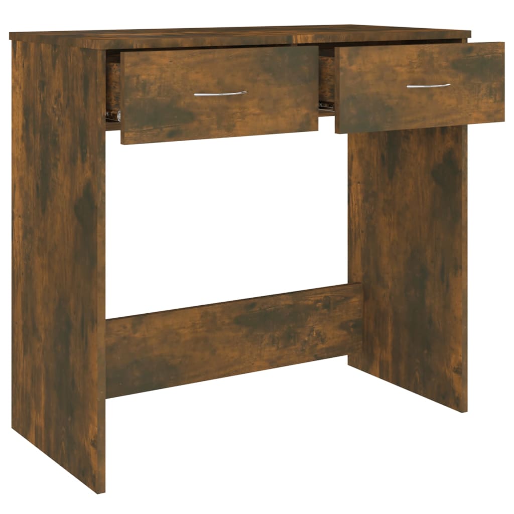 Bureau Chêne fumé 80x40x75 cm Bois d'ingénierie - XIOS
