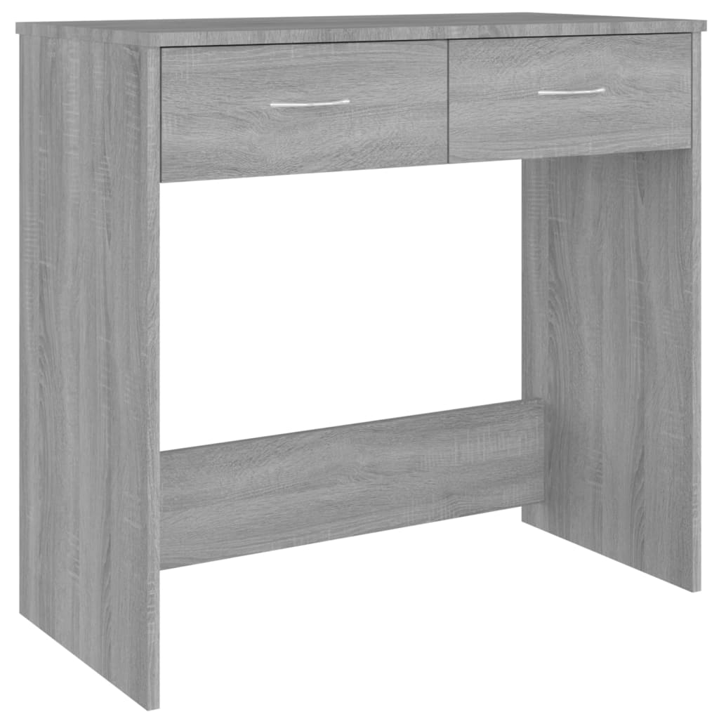 Bureau sonoma gris 80x40x75 cm bois d'ingénierie - XIOS