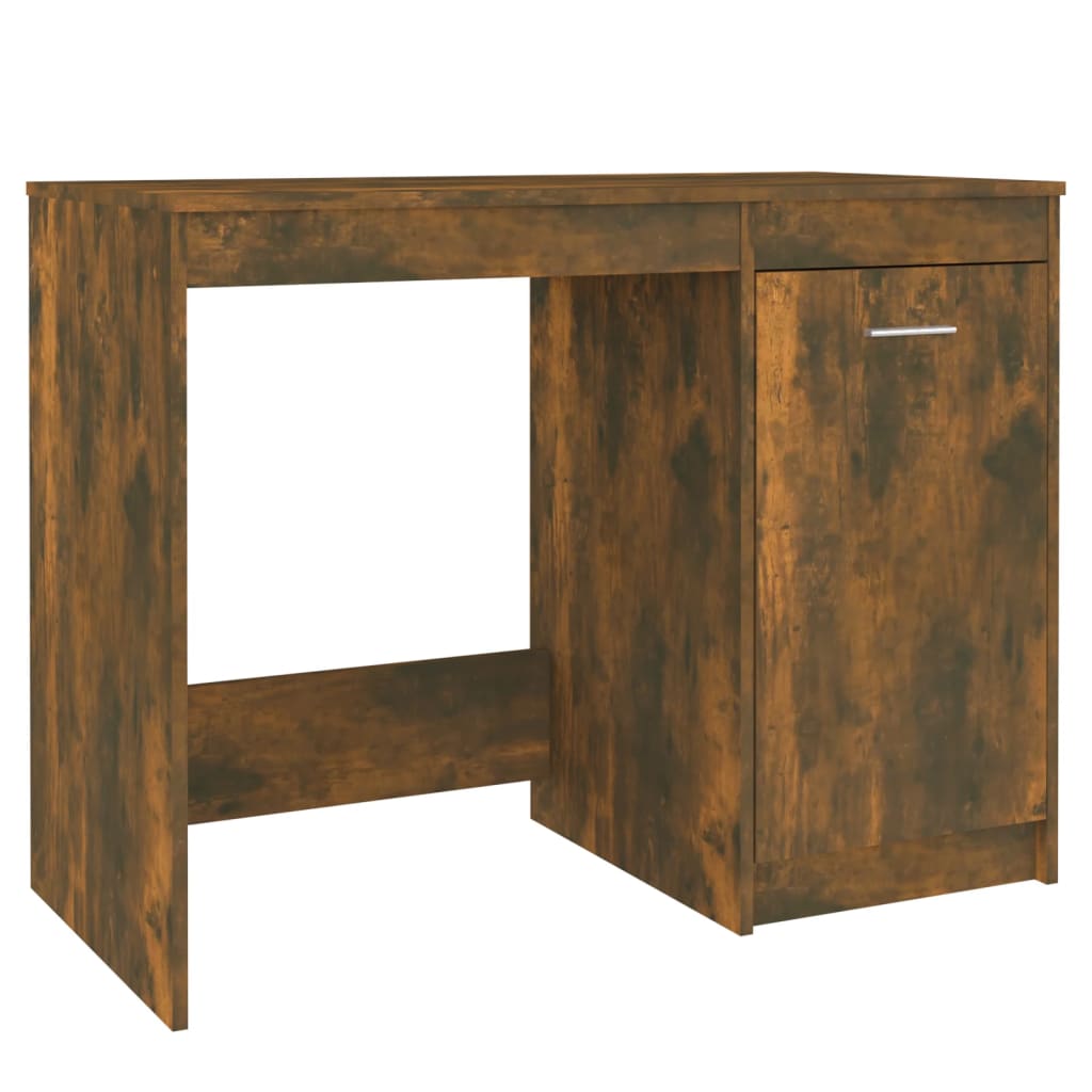 Bureau Chêne fumé 100x50x76 cm Bois d'ingénierie - XIOS