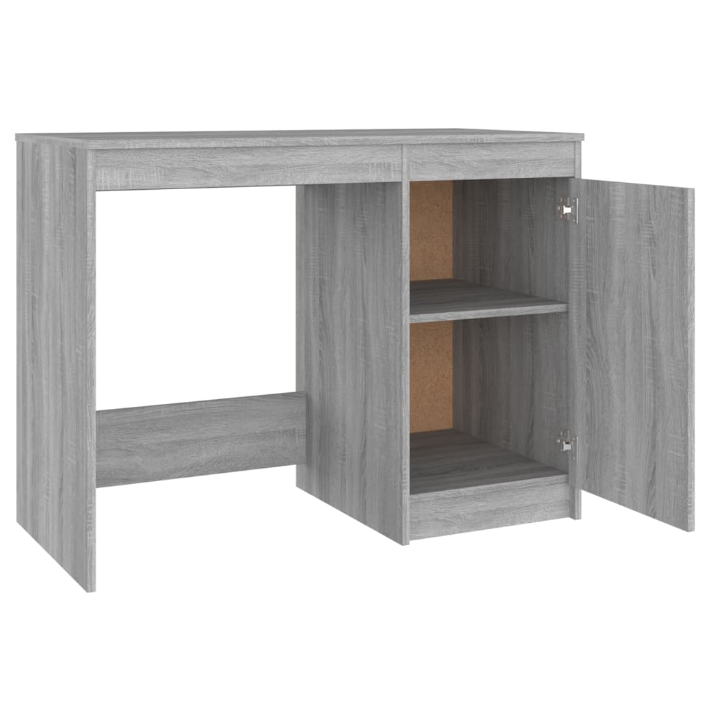 Bureau Sonoma gris 100x50x76 cm Bois d'ingénierie - XIOS