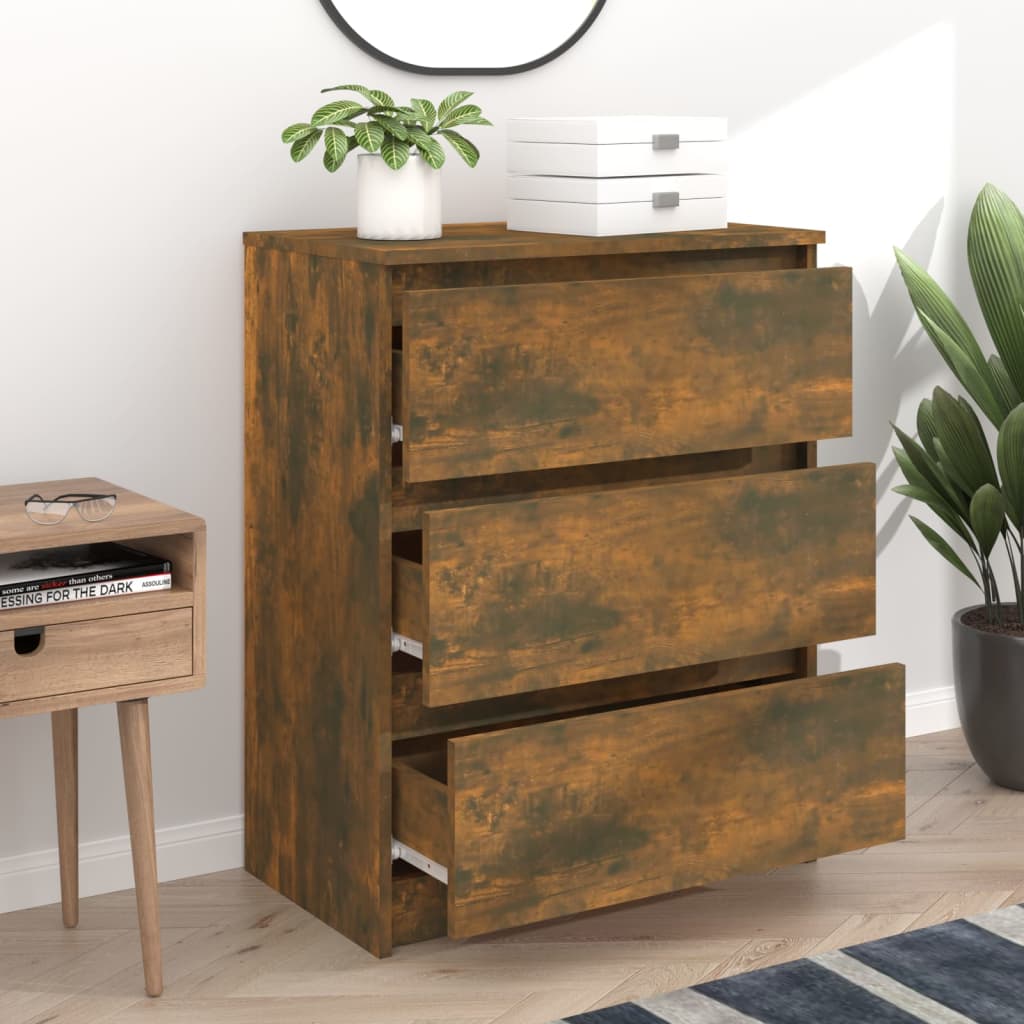 Buffet Chêne fumé 60x35x76 cm Bois d'ingénierie - XIOS