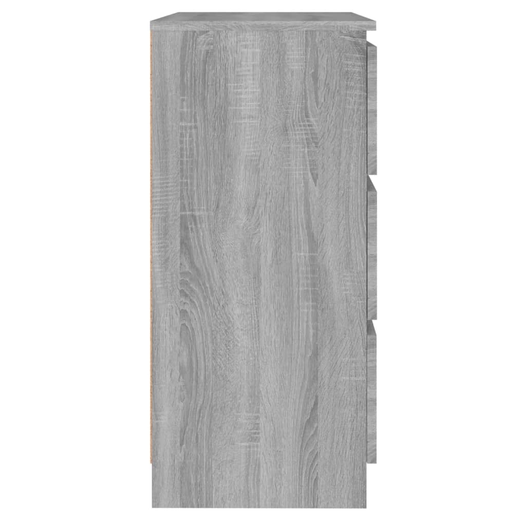 Buffet Sonoma gris 60x35x76 cm Bois d'ingénierie - XIOS