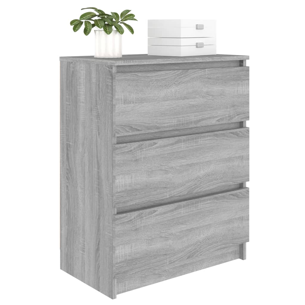 Buffet Sonoma gris 60x35x76 cm Bois d'ingénierie - XIOS