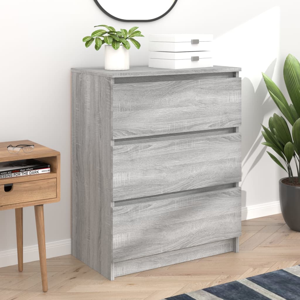 Buffet Sonoma gris 60x35x76 cm Bois d'ingénierie - XIOS