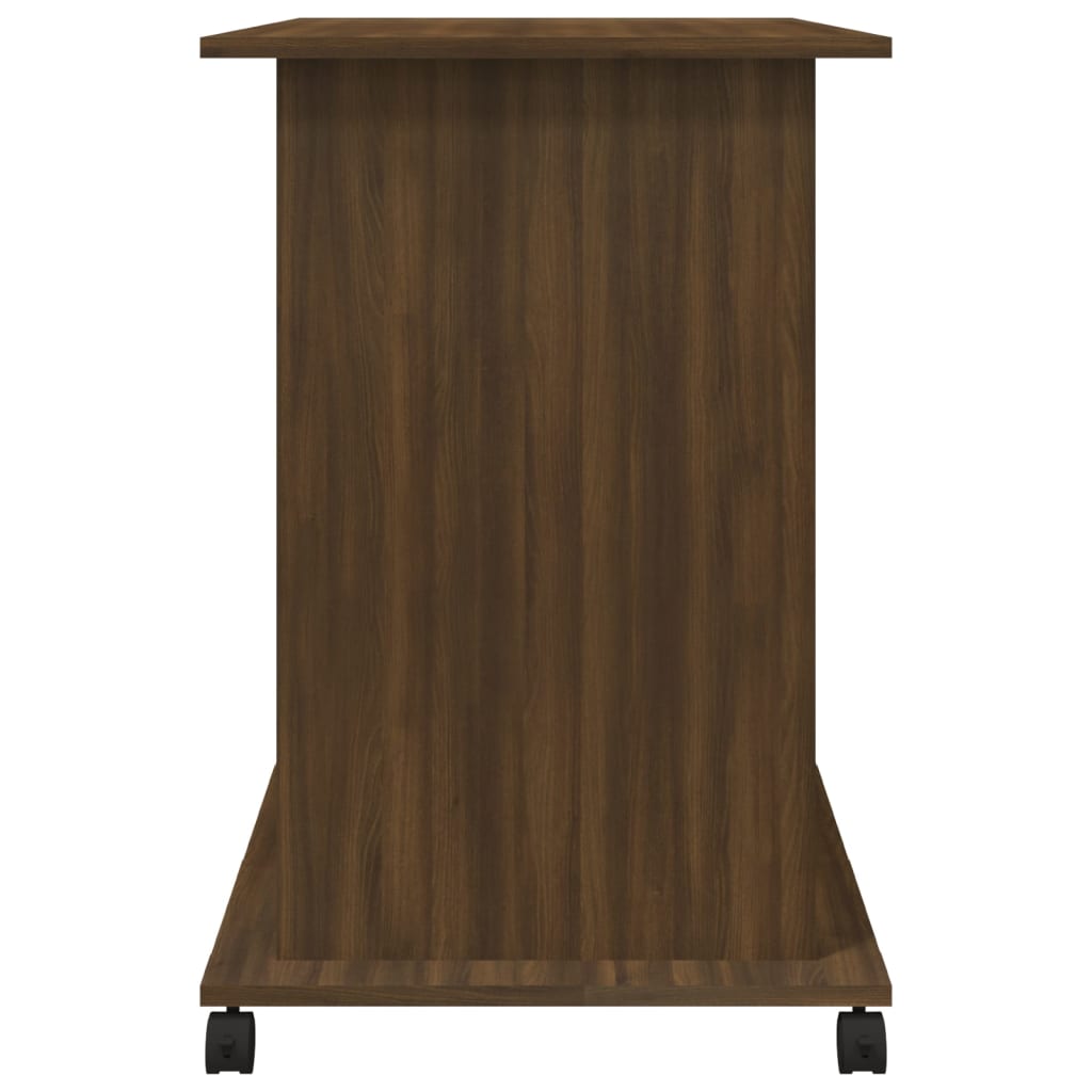 Bureau d'ordinateur Chêne marron 80x50x75 cm Bois d'ingénierie - XIOS